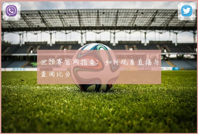 世预赛官网指南:如何观看直播与查询比分