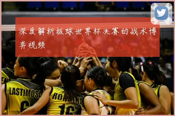 深度解析板球世界杯决赛的战术博弈视频