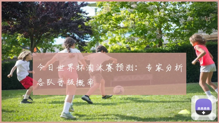 今日世界杯淘汰赛预测:专家分析各队晋级概率